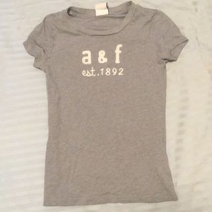 Abercrombie & Fitch Short Sleeve Gray Kids Shirt